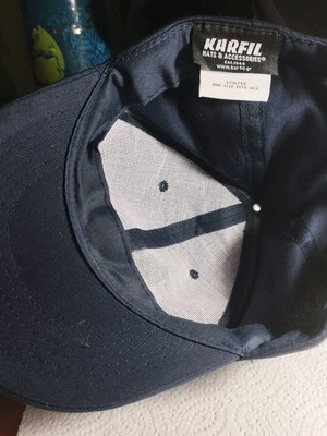 Canvas sun hat dark blue like new, size S