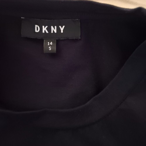 DKNY short-sleeve blouse with leopard print, new