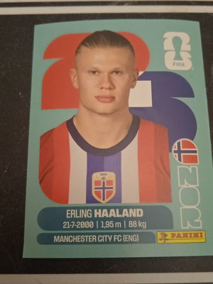 Αυτοκόλλητο Erling Haaland Panini FIFA World Cup 2026 καινούργιο