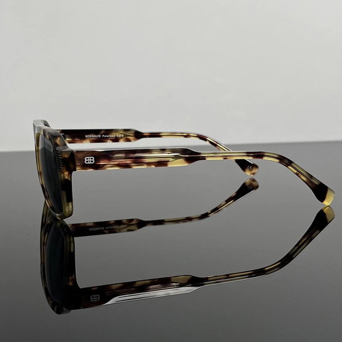 Bormain Tokyo Havana Grey Polarized Sunglasses New, UV400 Acetate
