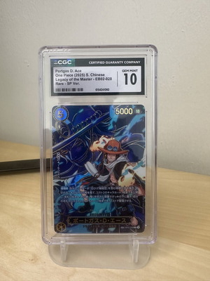One Piece Legacy of the Master Ace EB02-028 Sp card new