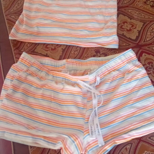 Calvin Klein pajamas used, multicolored, size M
