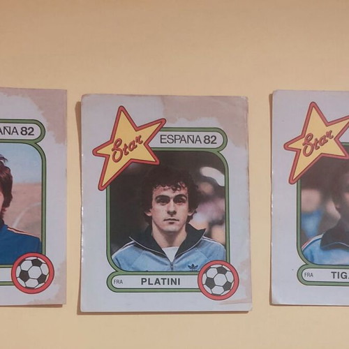 Vintage Panini Espana '82 stickers set 3 "Stars" like new