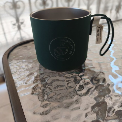 Metal mug for hot or cold drinks new, unused