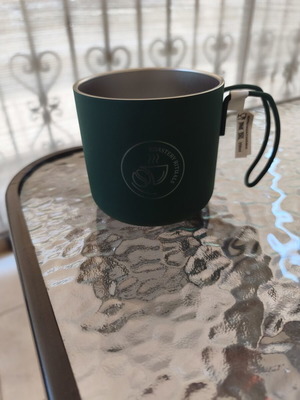 Metal mug for hot or cold drinks new, unused