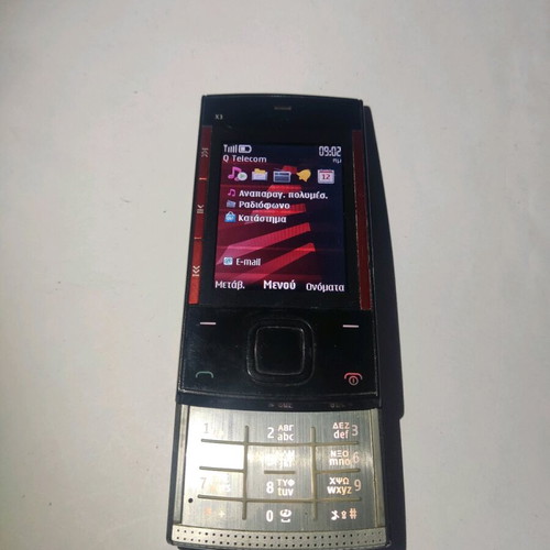 Nokia X3 00 mobile phone, black