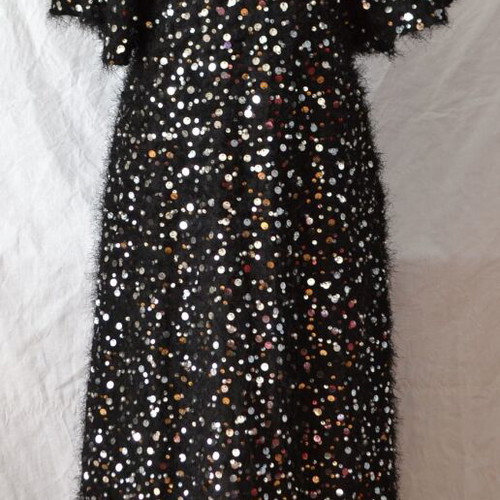 chinese dress ladies ZARA. Multicolored sequin dress. XS – Hibuy market main image 0