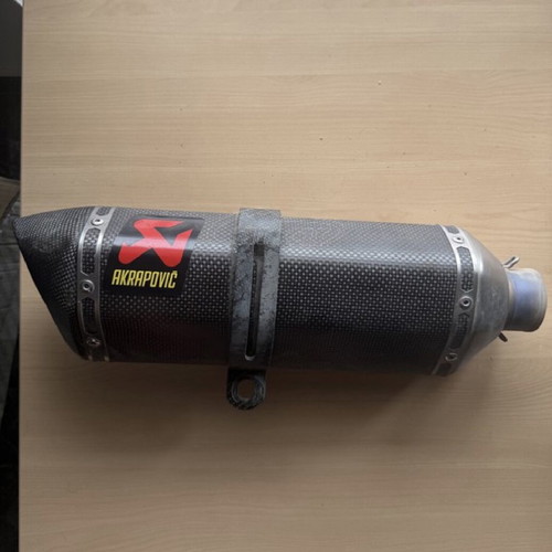 Akrapovic full exhaust used for Yamaha R6