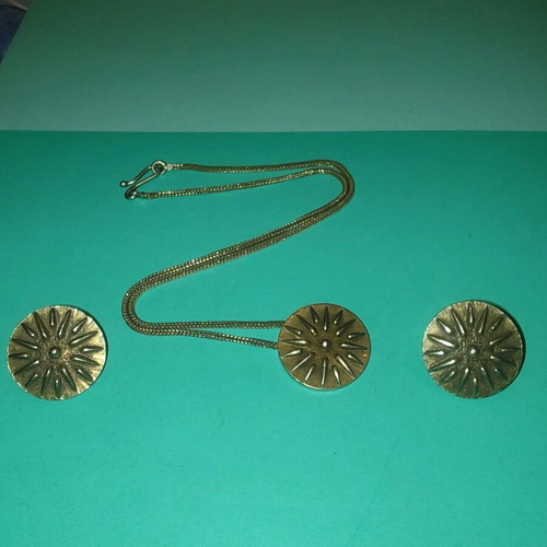 Zolotas jewelry like new, anniversary set with necklace, earrings and bracelet