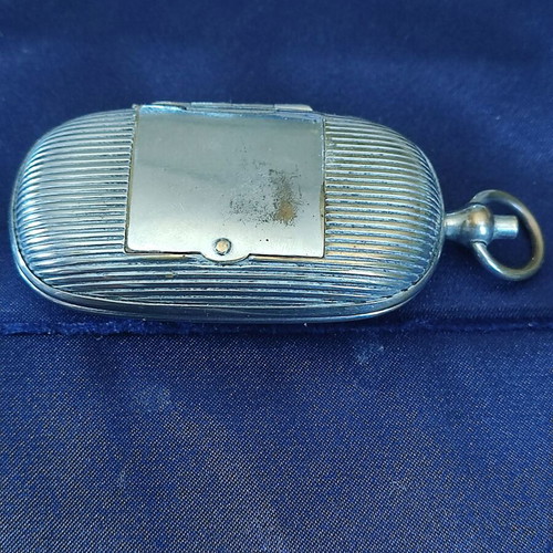 French silver-plated coin holder with stamp case used, circa 1900