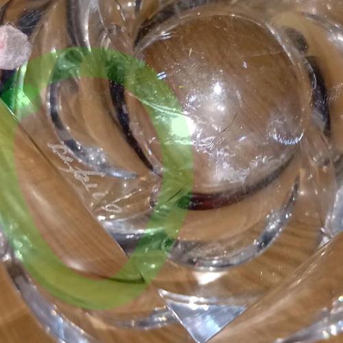 Orrefors Crystal Container vintage, like new