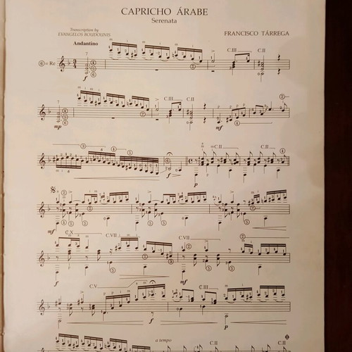 Recital No 9 for solo guitar used