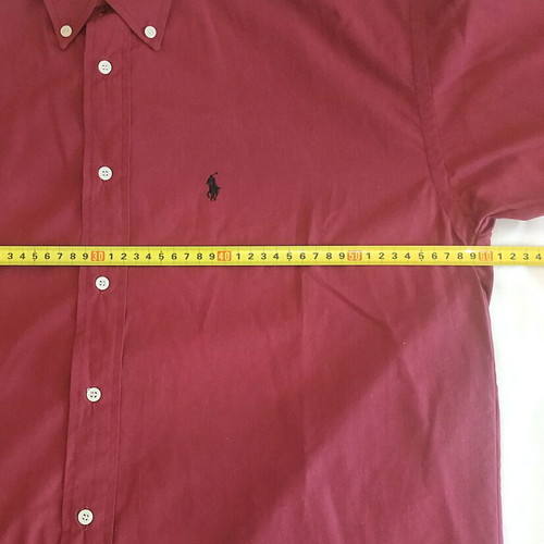 Polo Ralph Lauren shirt size Large, burgundy color, like new
