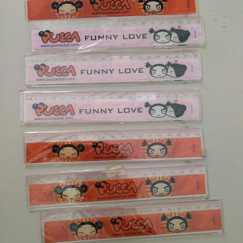 Pucca rulers new, pack of 7 pieces