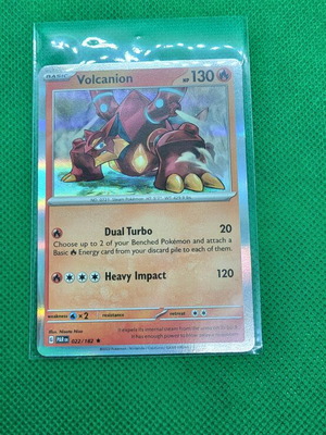 Volcanion 022/182 Holo Rare Pokemon κάρτα καινούργια