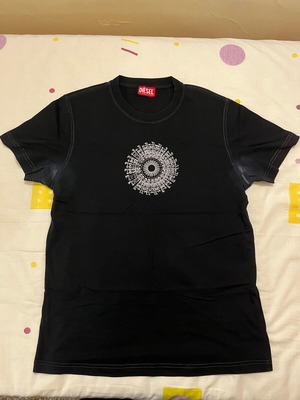Diesel short-sleeve shirt used, size M, black