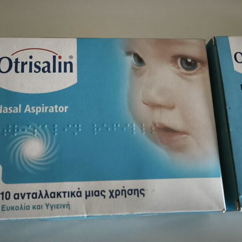 Otrisalin nasal aspirator with ten disposable replacements