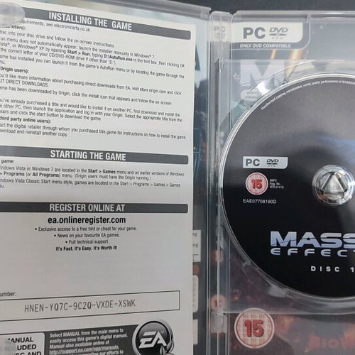 Mass Effect 1-2-3 PC used action games