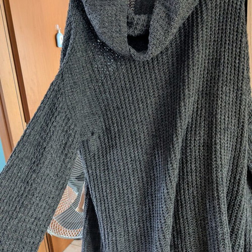 H&M gray sweater dress used, size L