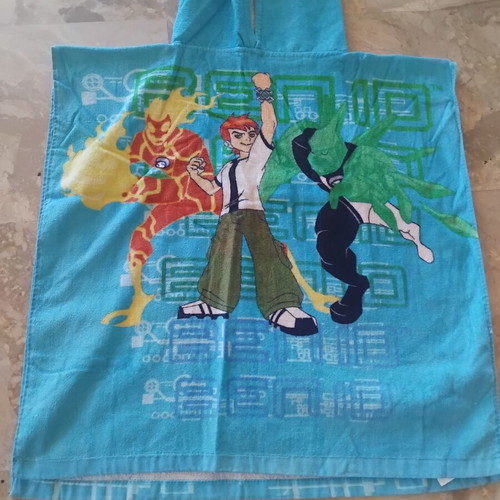 Ben10 Kids Hooded Beach Towel like new