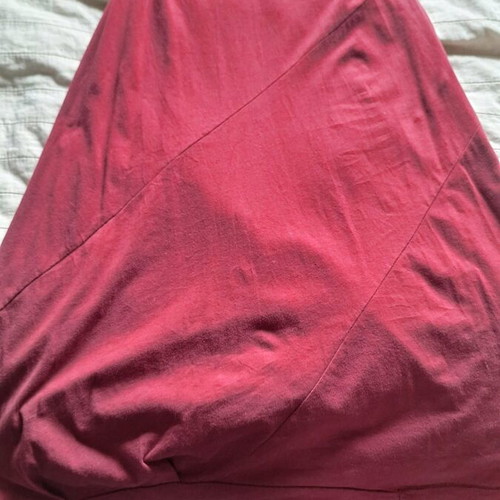 Naiba balloon midi dress red new