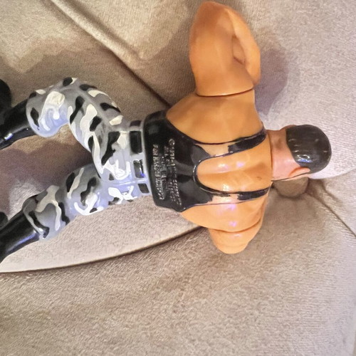 WWF Hasbro Bushwhacker Butch figure used collectible