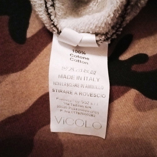 Vicolo sweatshirt brown new, one size, 100% cotton