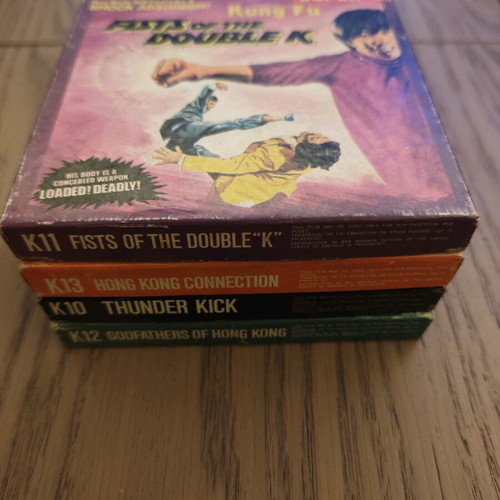 Super 8 Kung Fu films like new, collectible, set of 4