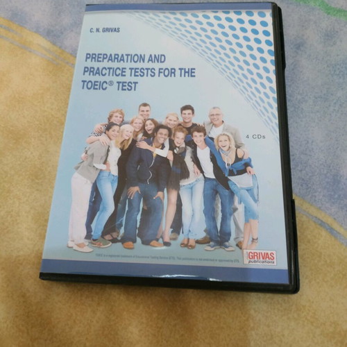 English books Preparation for TOEIC with CDs like new