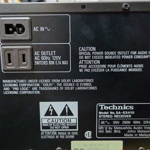 Sound amplifier like new from Canada 120V