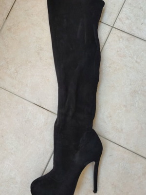 Sante women's over-the-knee boots like new, size 37, black
