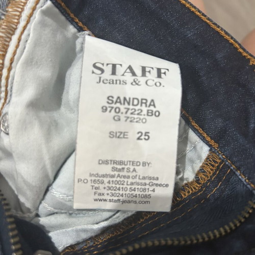 Staff women's skinny jeans like new, size 25, blue