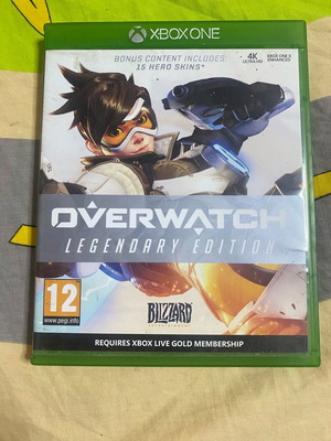 Overwatch Legendary Edition for Xbox One like new with 15 skins and 4K Ultra HD