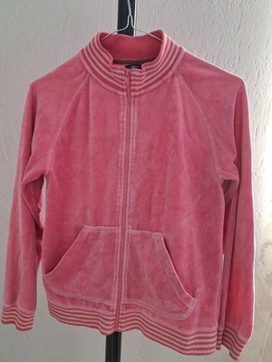 Velvet pink jacket 90s like new, XS-S