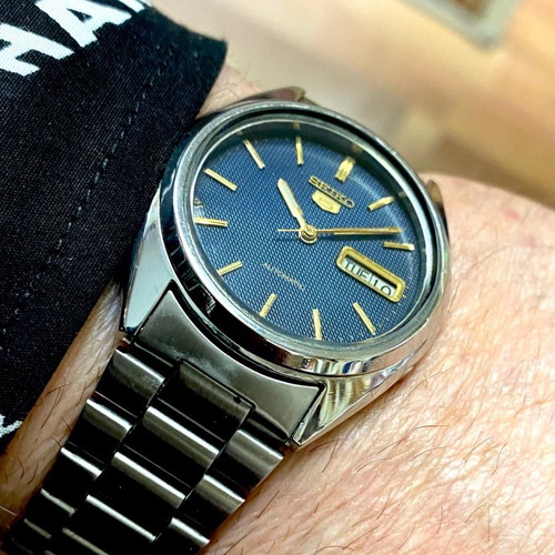 Seiko 5 N18 automatic vintage watch 1970s