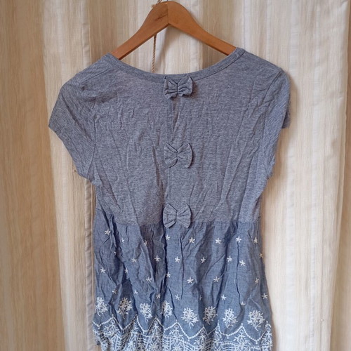 Regalinas blouse like new, grey, one size