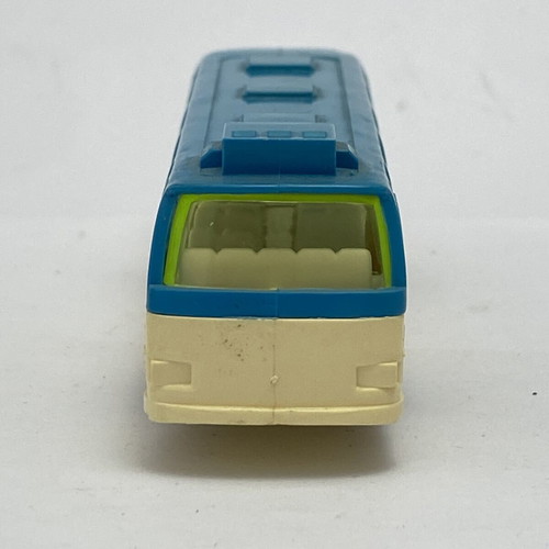 Mercedes-Benz O 302 toy bus used, blue beige, scale 1/87
