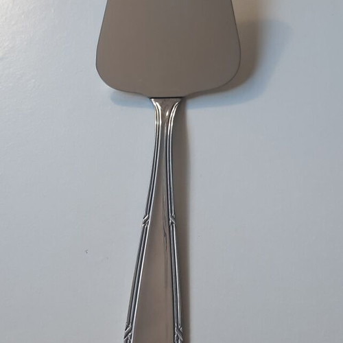 Cake cutlery set used, 12 forks and inox spatula
