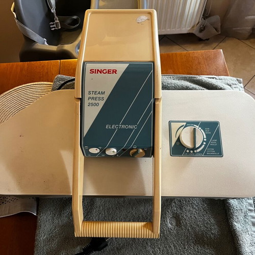 Singer ironing press used