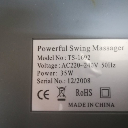 Massage machine for upper and lower limbs used