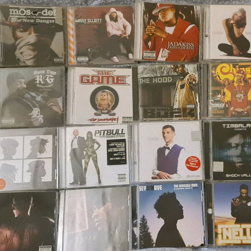 CD hip hop σαν καινούργιο, πακέτο 16