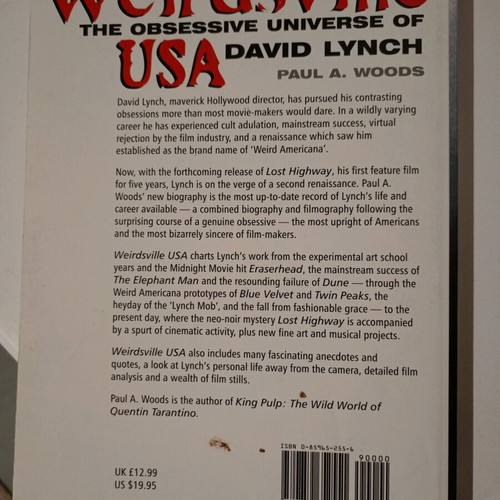 Weirdsville USA like new, the obsessive universe of David Lynch