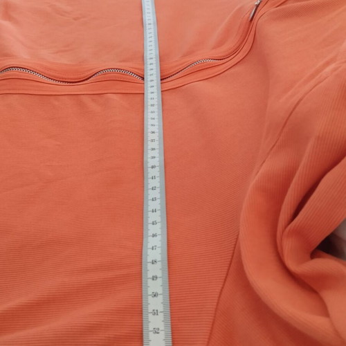 Sani blu cardigan used orange, lightweight fabric, size M-L