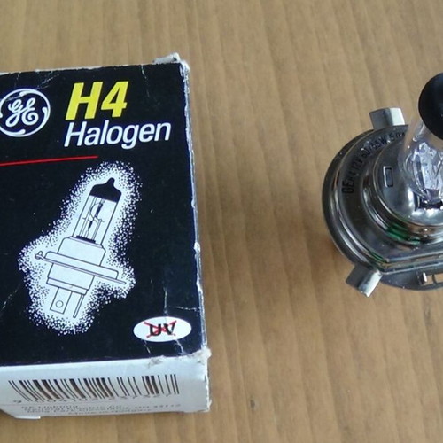 General Electric H4 halogen car bulb new