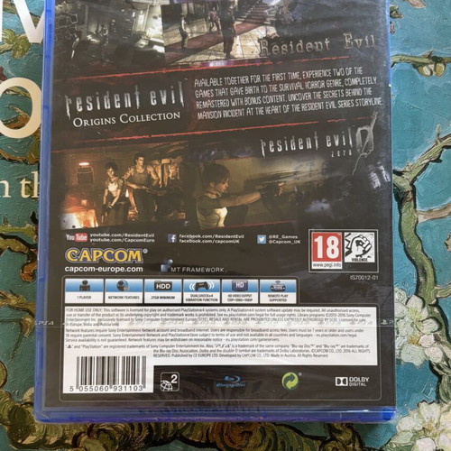 Resident Evil Origins Collection PS4 game, factory sealed