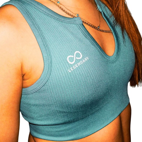 Legendary premium yoga set Flexyoga bra and leggings turquoise