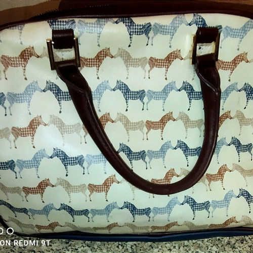 Axel hand bag used with multiple compartments synthetic leather
