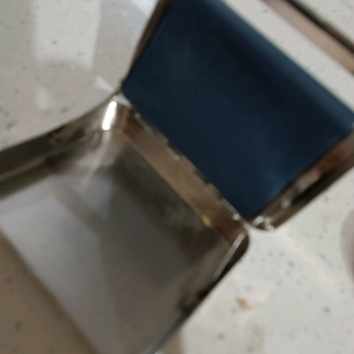 Tobacco case like new silver color