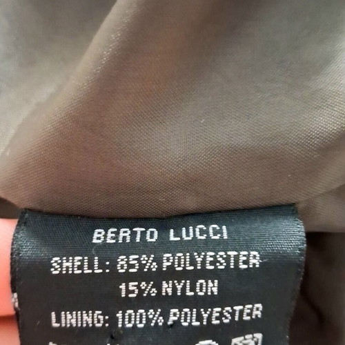 Berto Lucci men's jacket like new, khaki, size L/XL