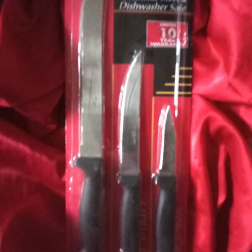 Knife set new, 3 pieces